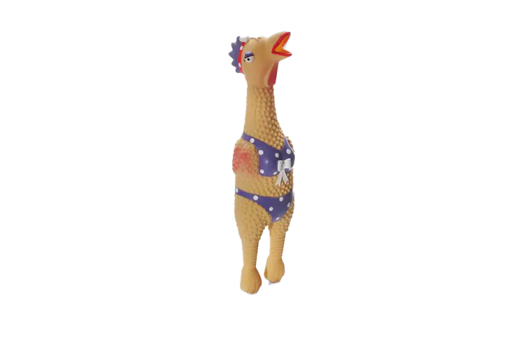 Charming Pet Squawkers Extreme Squeaker Latex Dog Toy - Henrietta - Large