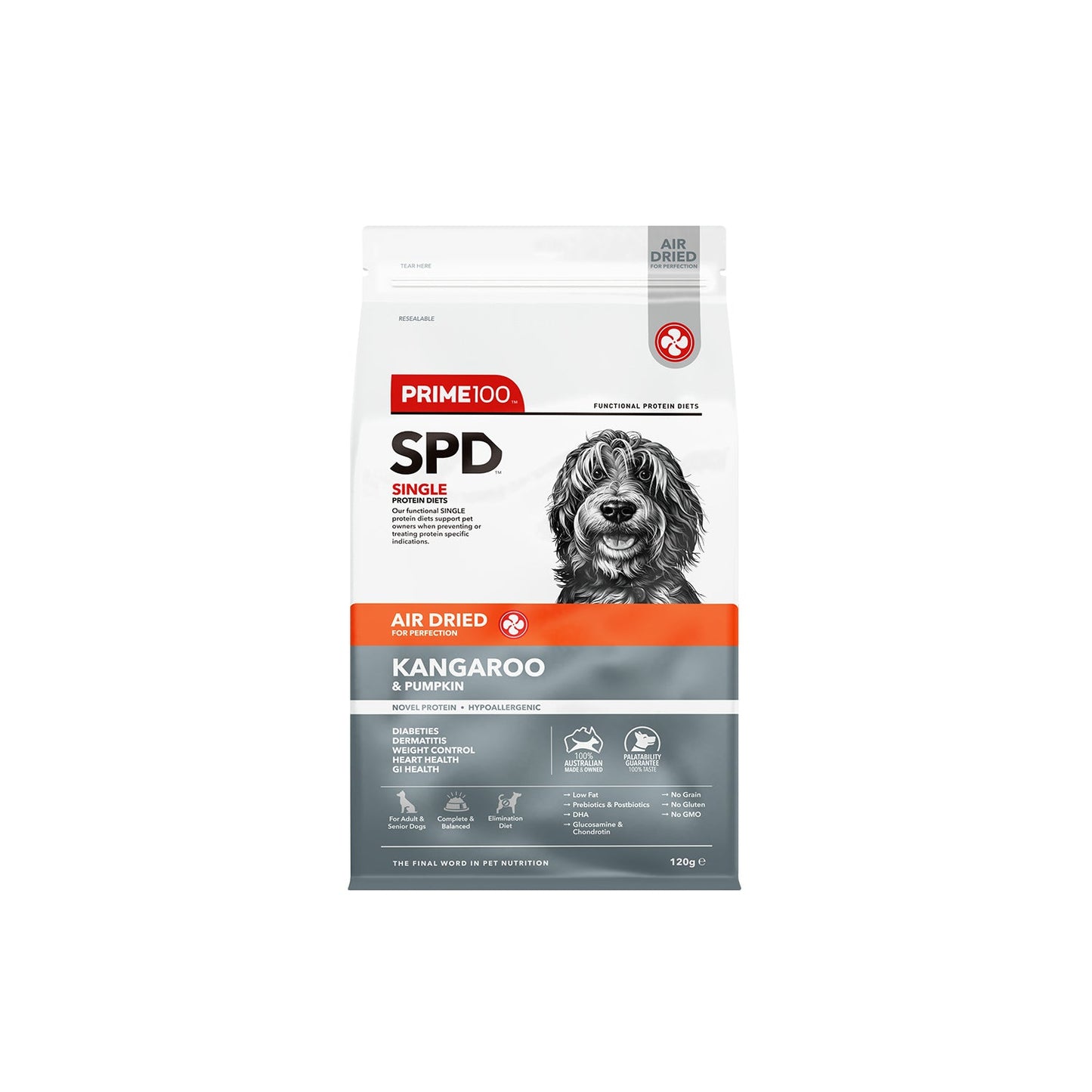 PRIME100 SPD™ Air Dried Kangaroo & Pumpkin