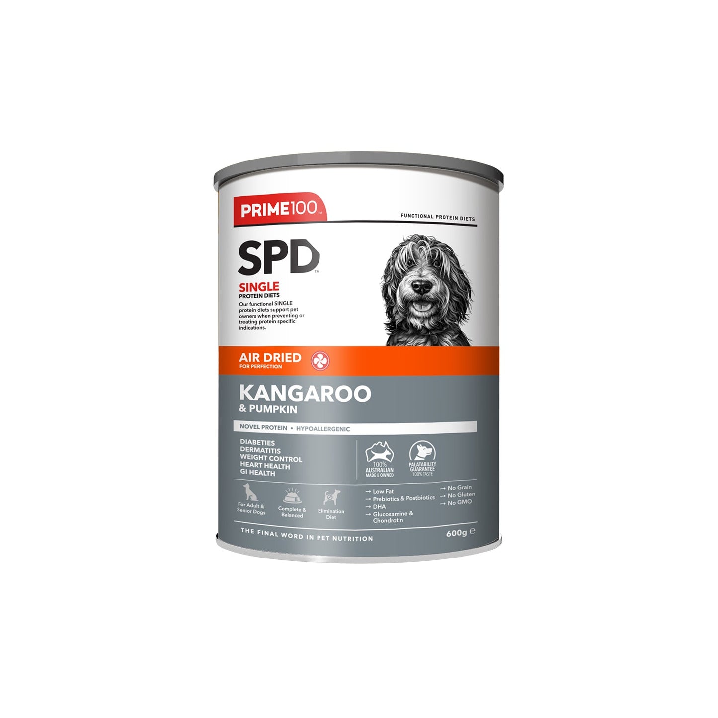 PRIME100 SPD™ Air Dried Kangaroo & Pumpkin