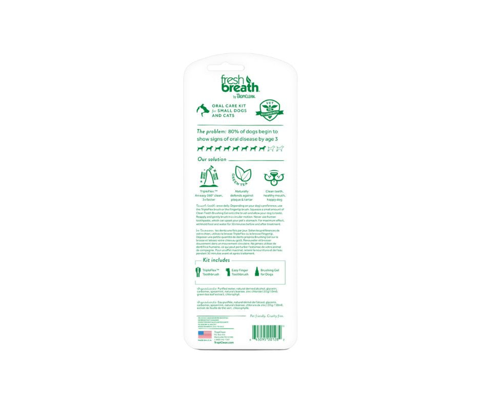 Tropiclean Fresh Breath Oral Care Kit