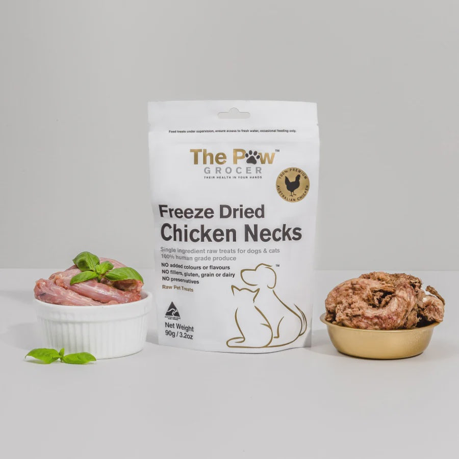 THE PAW GROCER Freeze Dried Chicken Necks 90g