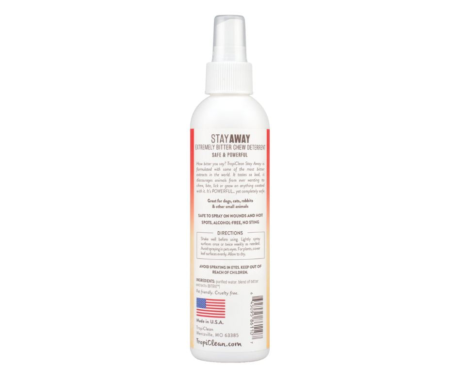 Tropiclean Stay Away Chew Deterrent 8oz