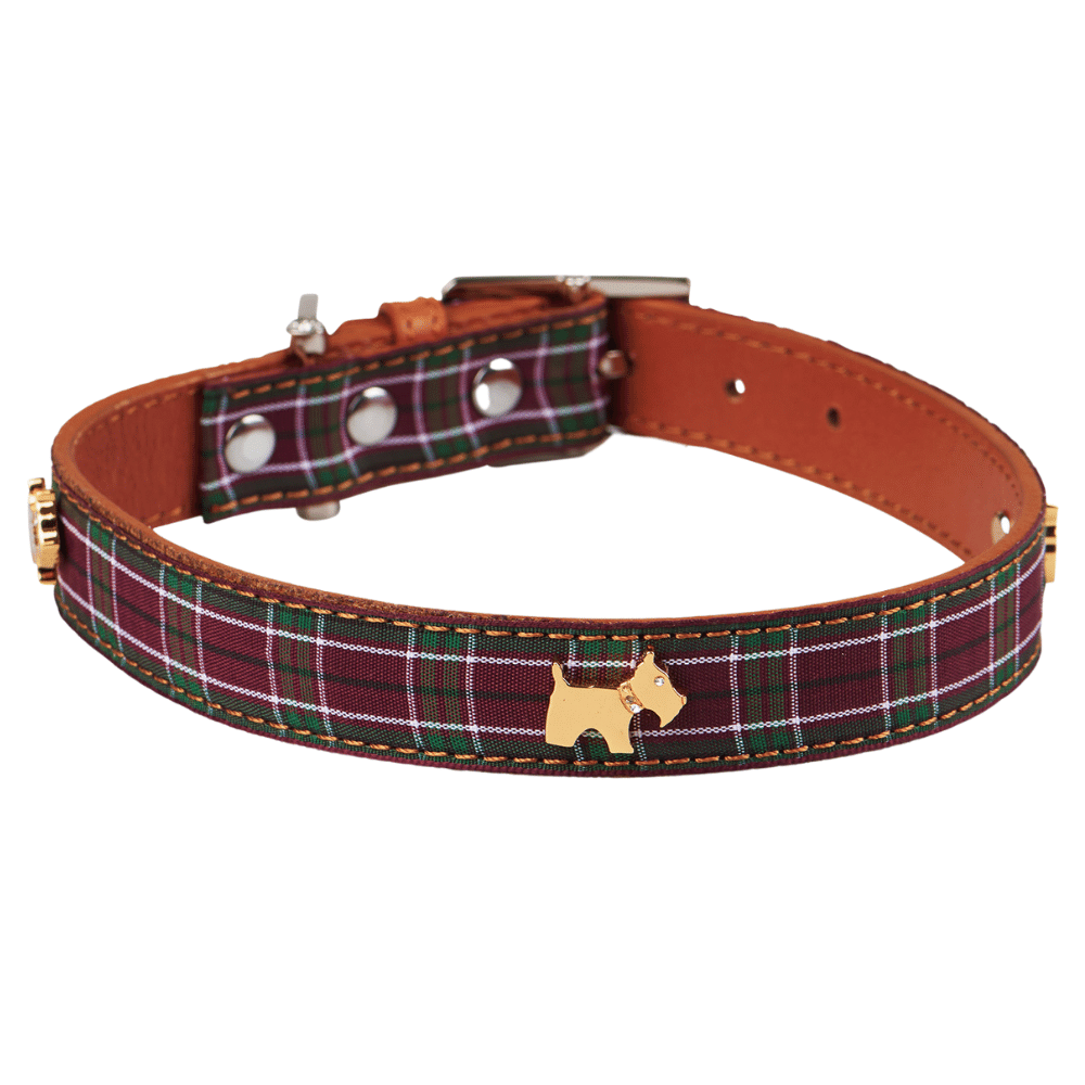 HAMISH MCBETH Highland Tartan Dog Collar