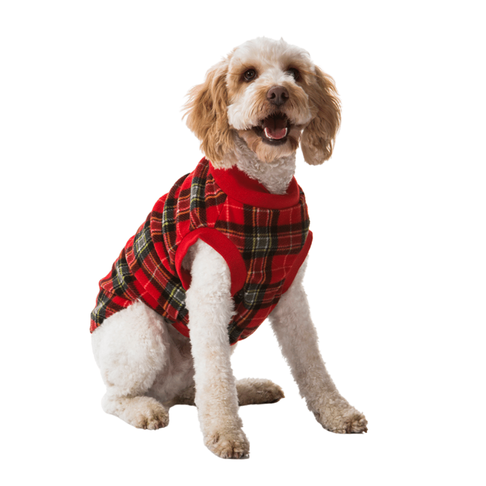 HAMISH MCBETH Red Tartan Dog Pyjamas