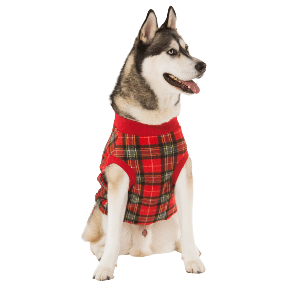 HAMISH MCBETH Red Tartan Dog Pyjamas