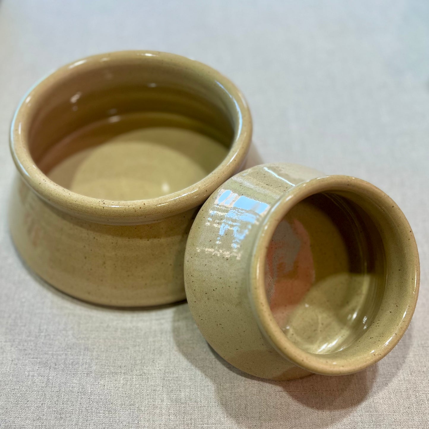 Handmade Ceramic Cocker Bowls
