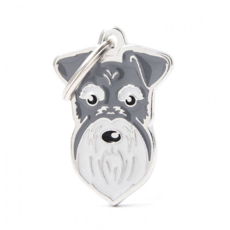 MyFamily Dog ID Tag / Schnauzer