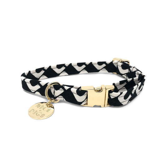 NICE DIGS - Check Mate Dog Collar