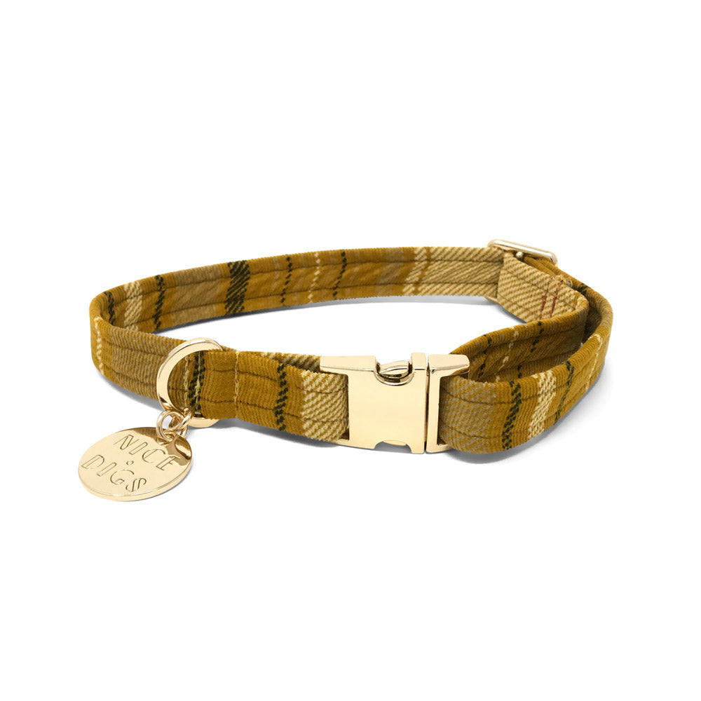 NICE DIGS Colonel Mustard Dog Collar