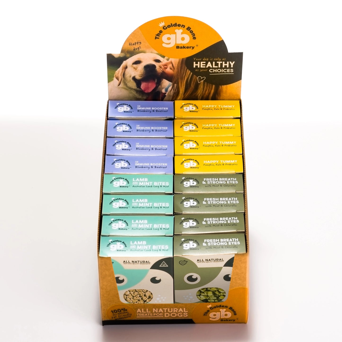 THE GOLDEN BONE BAKERY Snack Packs 40g