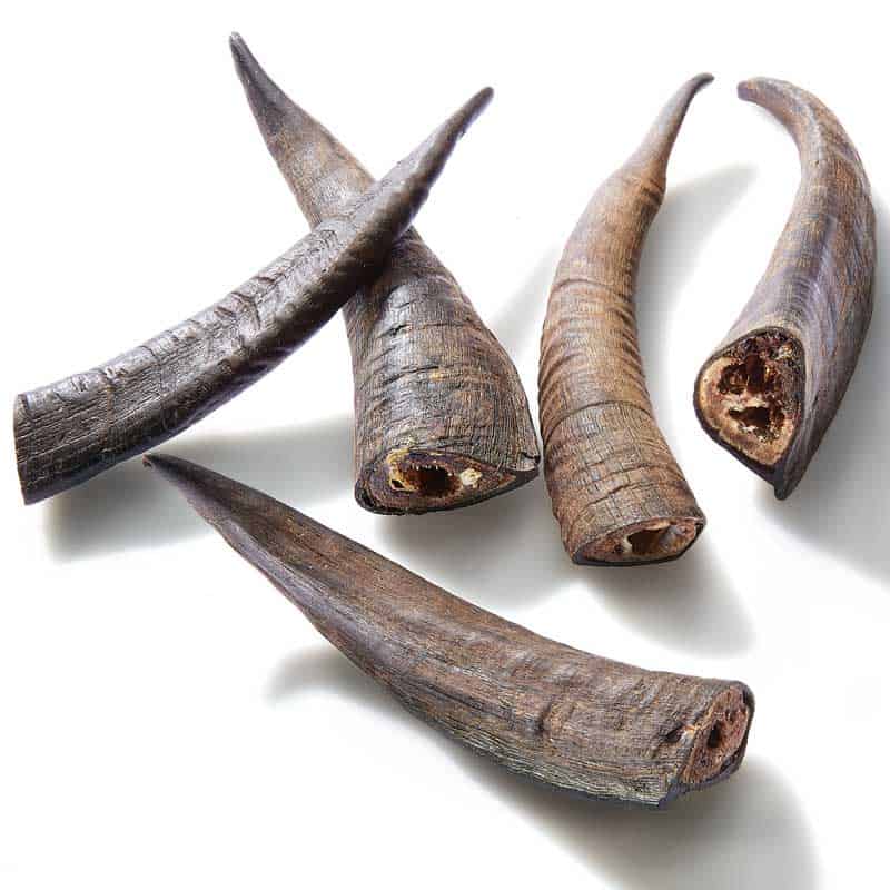 CLEAR DOG TREATS Goat Horns
