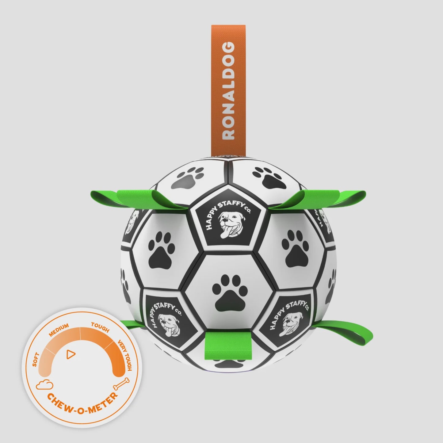 Happy Staffy - Ronaldog Soccer Ball