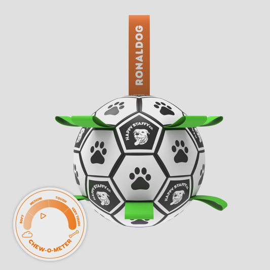 Happy Staffy - Ronaldog Soccer Ball