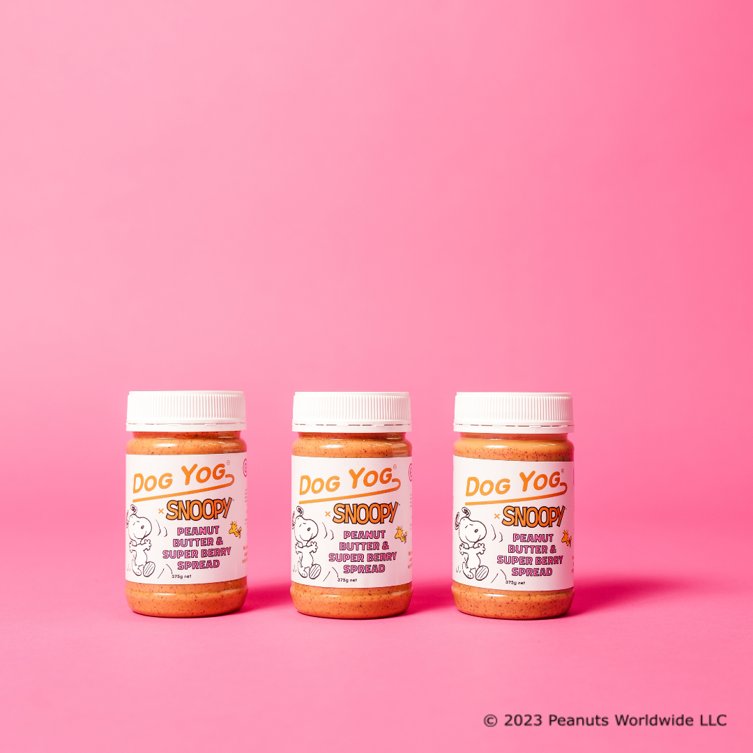 DOG YOG x SNOOPY Peanut Butter & Super Berry Spread 375g