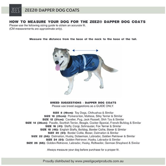 ZEEZ Dapper Dog Coat / Old Navy