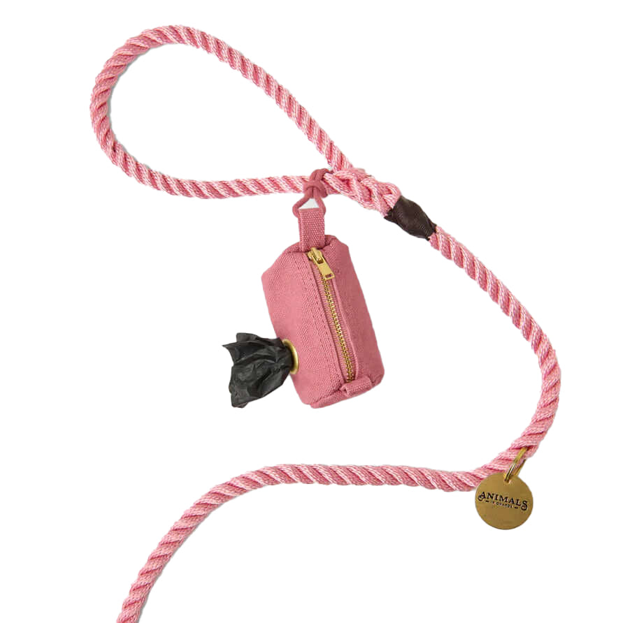 Poo Bag Holder - Dusty Pink