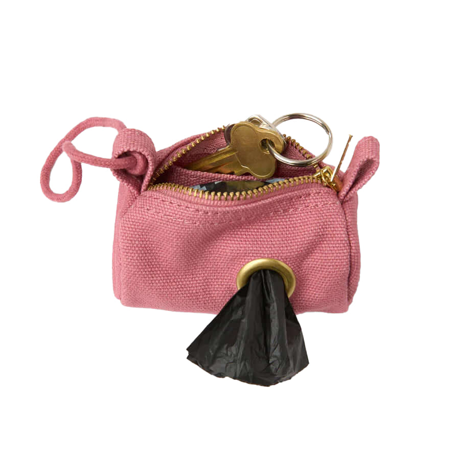 Poo Bag Holder - Dusty Pink