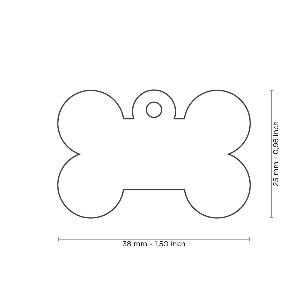 MyFamily Dog ID Tag / Basic Bone