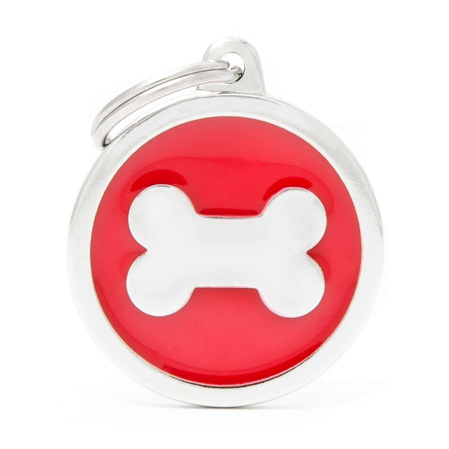 MyFamily Dog ID Tag / Classic Bone