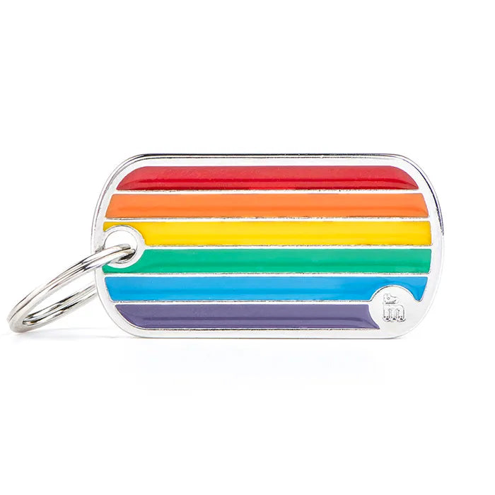 MyFamily Dog ID Tag / Rainbow Collection