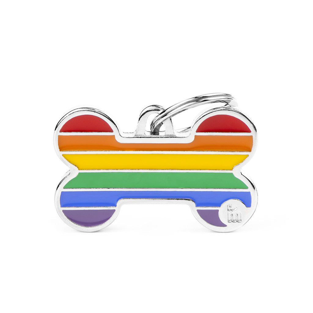 MyFamily Dog ID Tag / Rainbow Collection