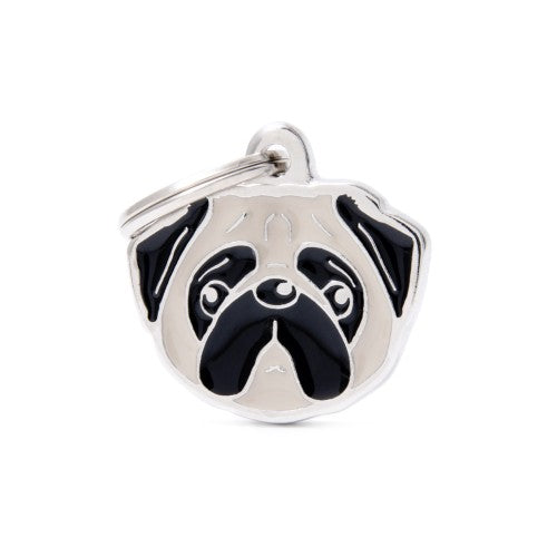 MyFamily Dog ID Tag / Pug