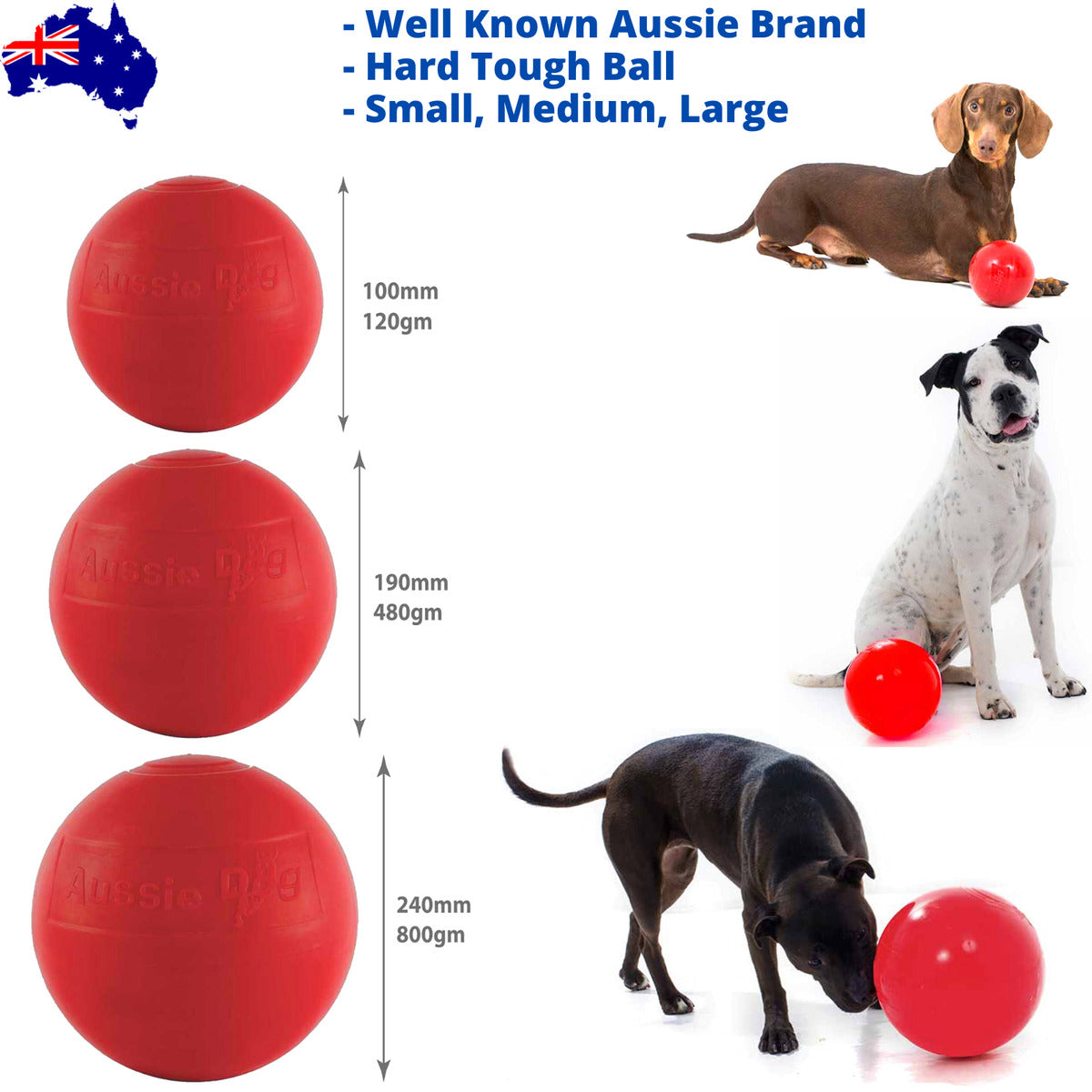 AUSSIE DOG Enduro Ball / 190mm Medium