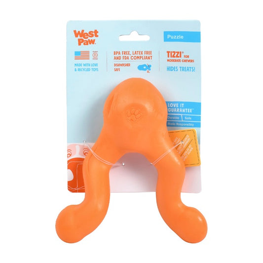 West Paw Tizzi Treat & Tug Toy for Tough Dogs
