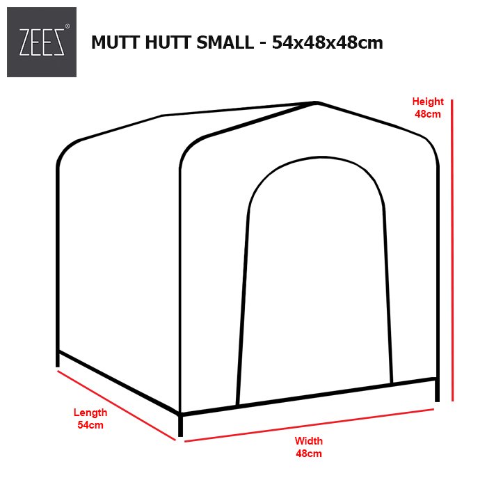 Zeez Mutt Hutt Dog House L