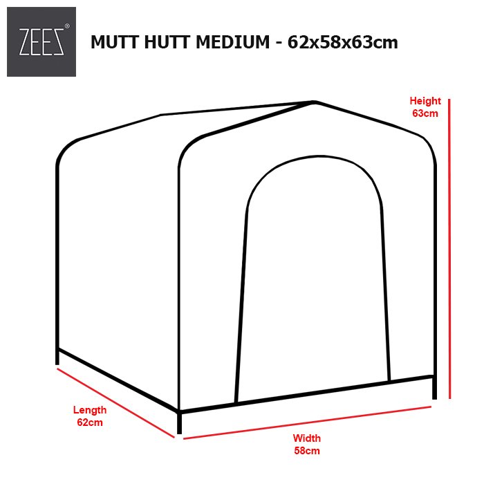 Zeez Mutt Hutt Dog House L
