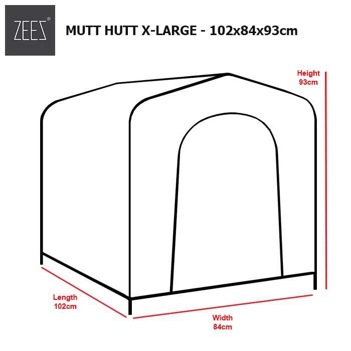 Zeez Mutt Hutt Dog House L