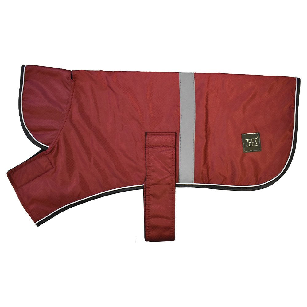 ZEEZ Dapper Dog Coat / Warm Maroon