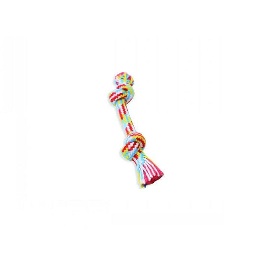 Flossy Chews BRAIDYS 2 KNOT BONE Small 22cm