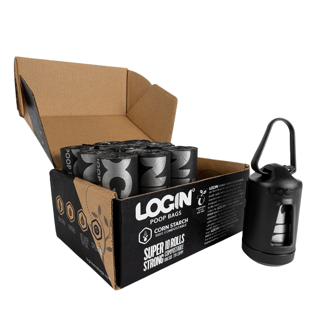 LOGIN Compostable Poo Bag Mailer (10pk)
