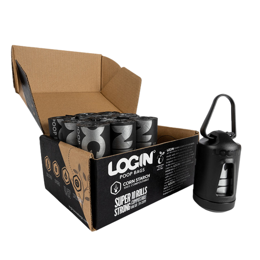 LOGIN Compostable Poo Bag Mailer (10pk)
