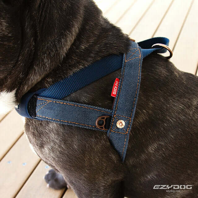 EZYDOG Harness QuickFit Denim