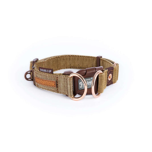 EZYDOG COLLAR DOUBLE UP CORDUROY