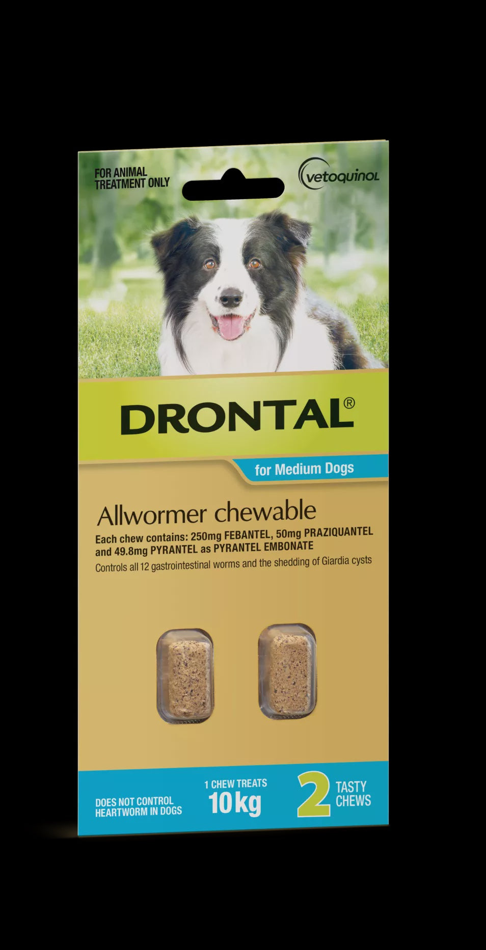 DRONTAL Allwormer Chewable for Medium Dogs 10kg Dogs in Town