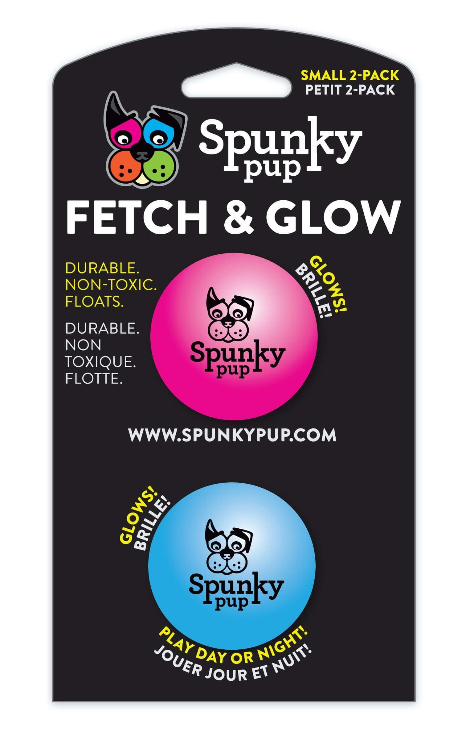 Spunky pup fetch shop and glow ball