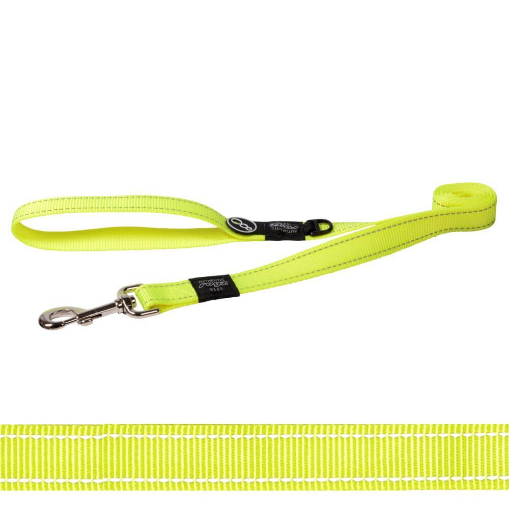 Rogz Classic Lead Dayglow Yellow