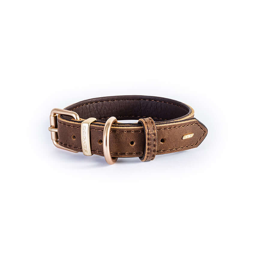 Ezydog Collar Oxford Brown