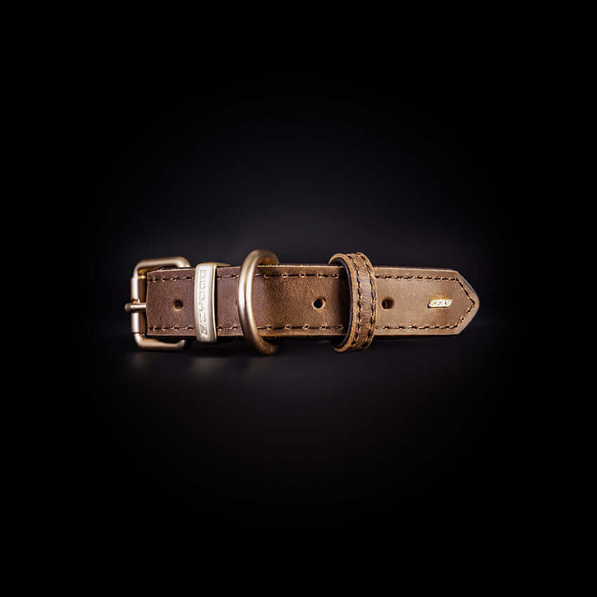 Ezydog Collar Oxford Brown