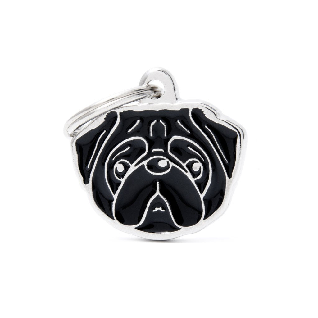 MyFamily Dog ID Tag / Pug