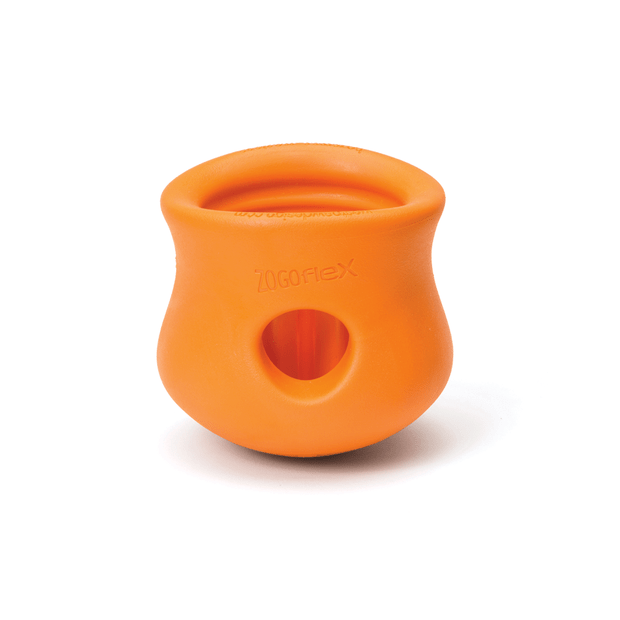West Paw Toppl Treat Dispensing Dog Toy - Large - Orange