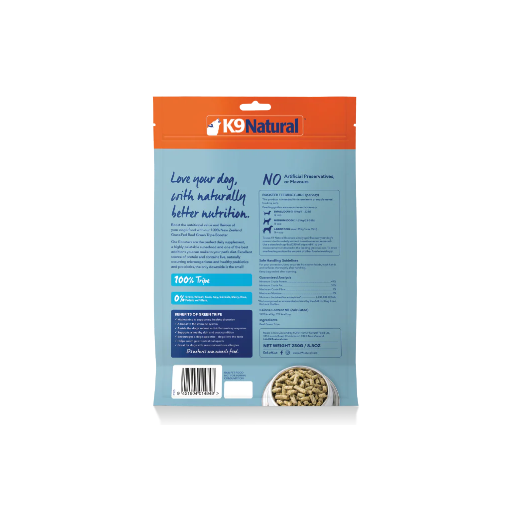 K9 Natural Beef Tripe Booster