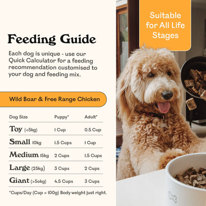 Eureka Air Dried Food - Wild Boar & Free Range Chicken