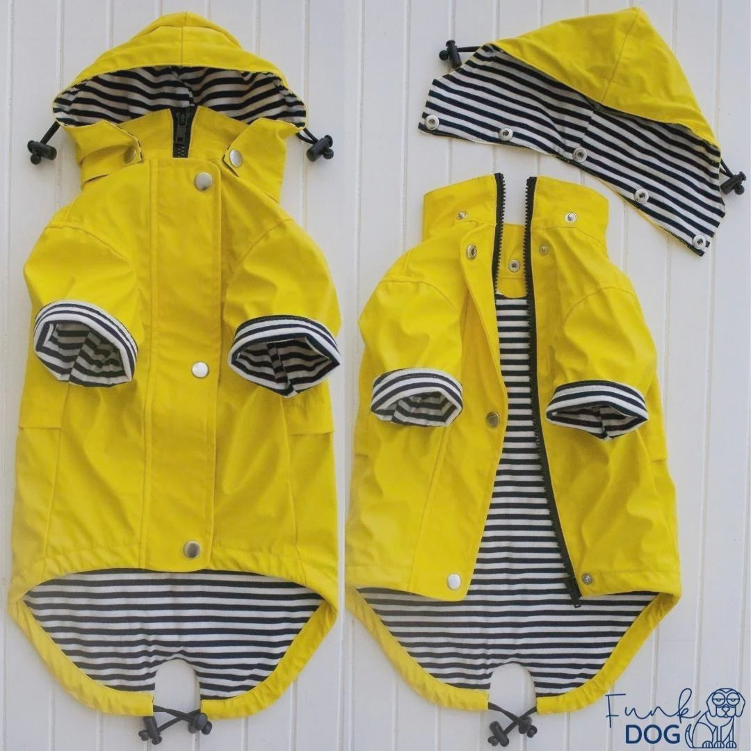 FunkDog funkCOAT Luxury Raincoat in Yellow