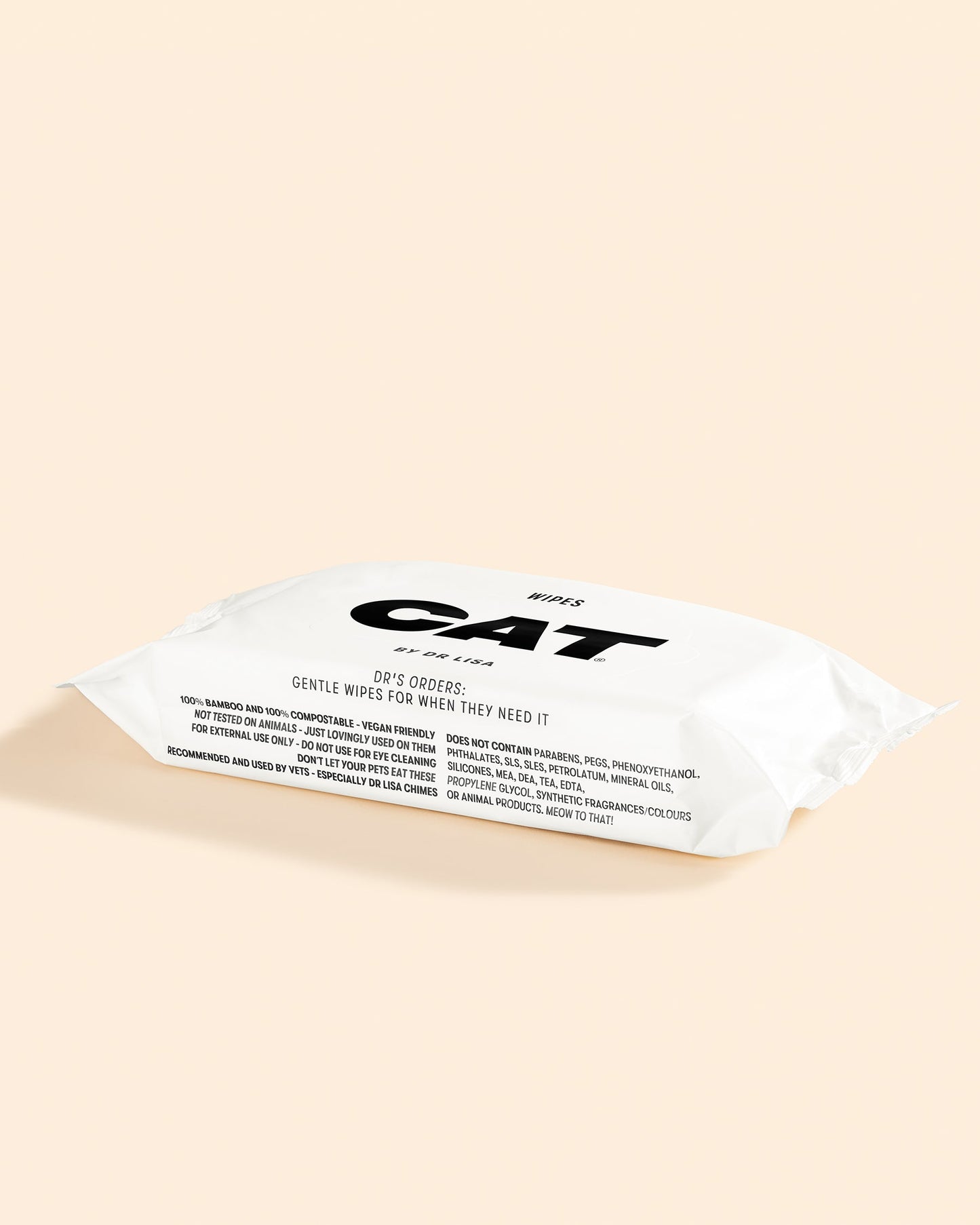 CAT by Dr Lisa Wipes 80pk
