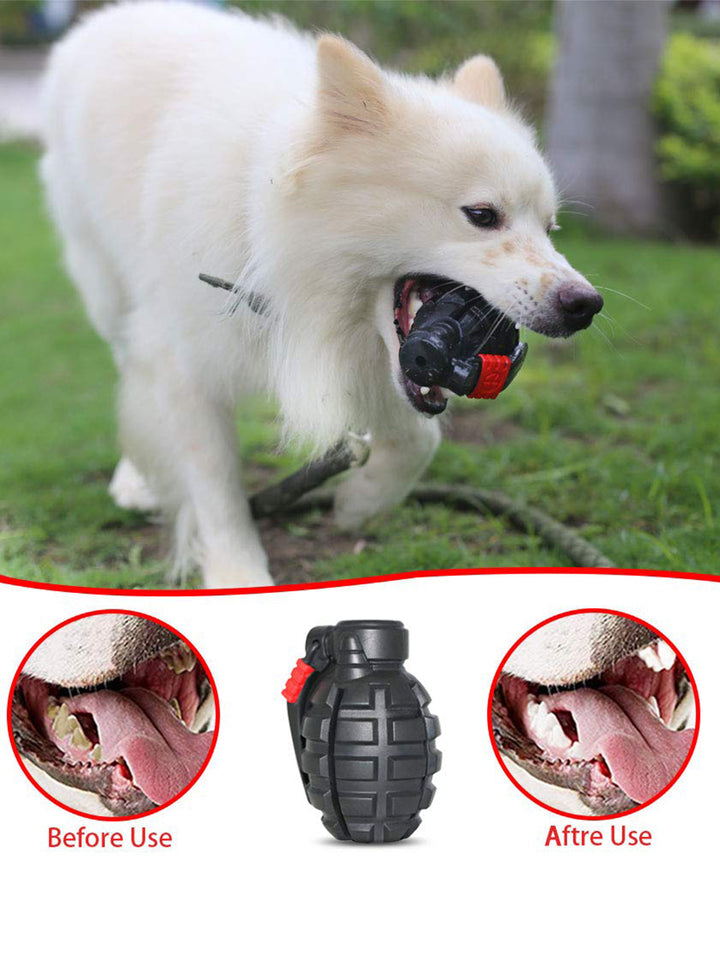 PETOPIA Ultra Tough Dog Toy / Hand Grenade