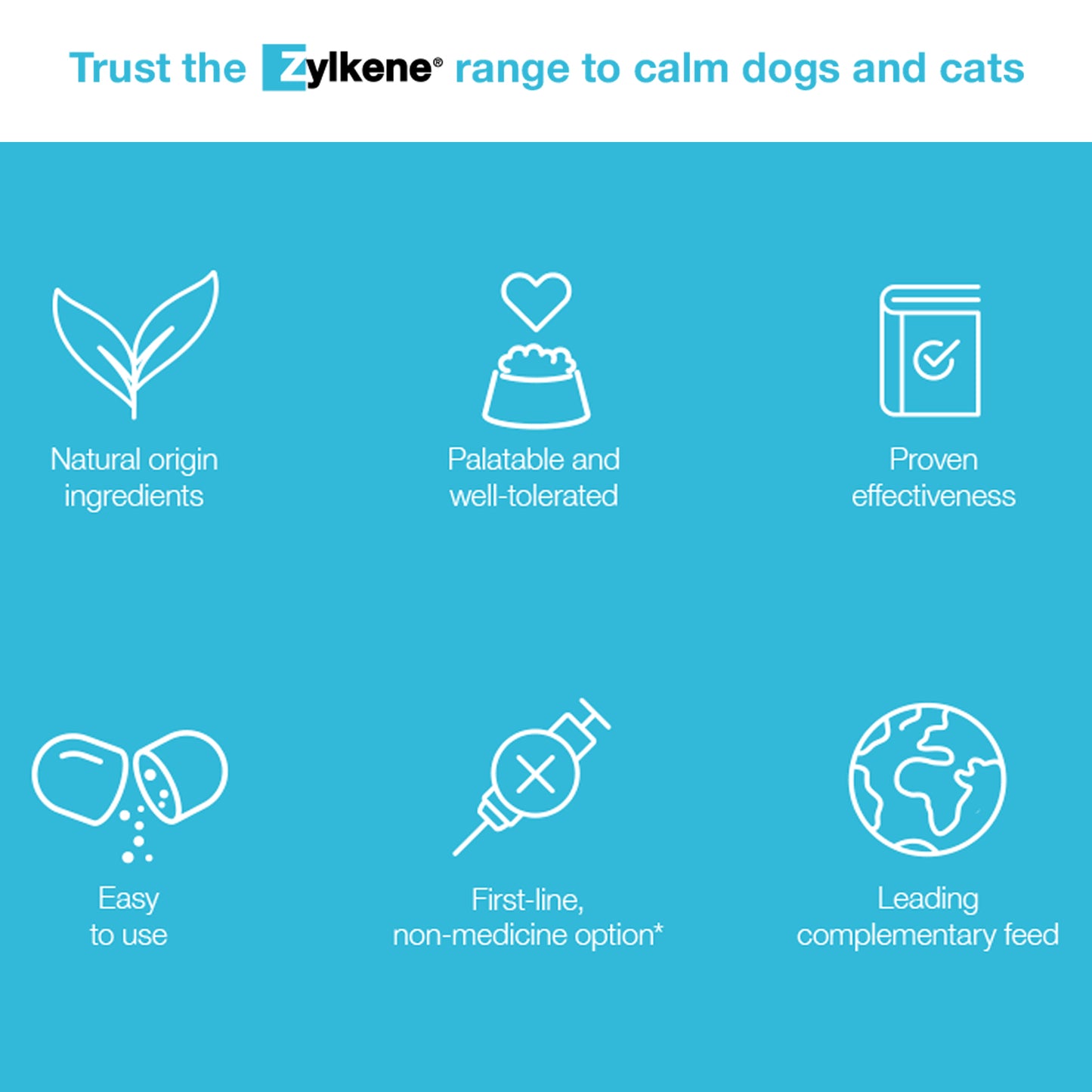 Zylkene Capsules 30pk for Small Cats & Dogs under 10kg